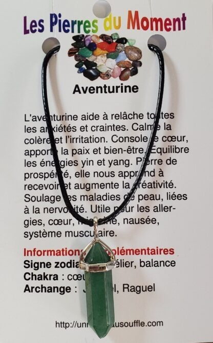 collier aventurine