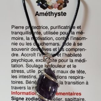 collier amethyste