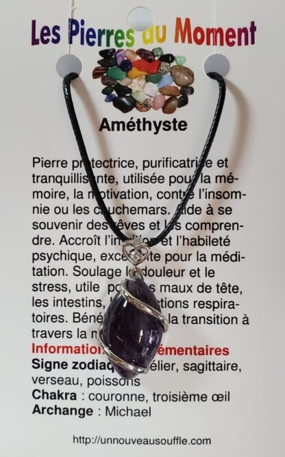 collier amethyste