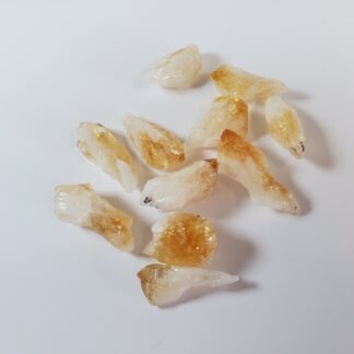 pointe citrine brute - p