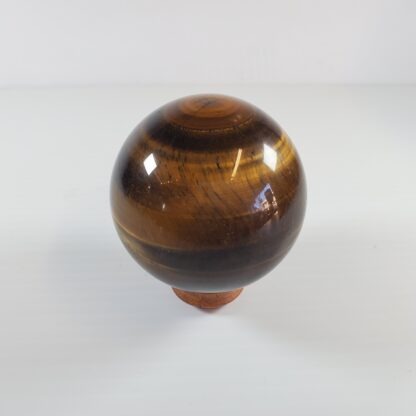 Œil de tigre jaune - sphère 70mm