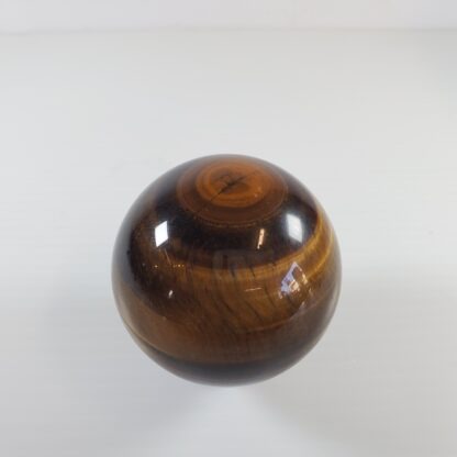 Œil de tigre jaune - sphère 70mm