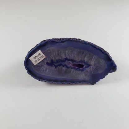 Agate géode teinte