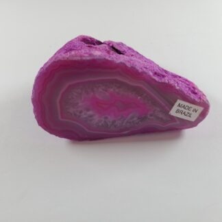 Agate géode teinte