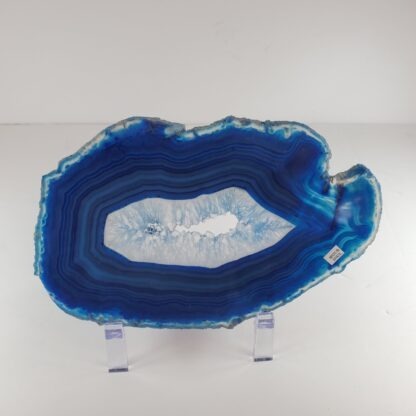 Tranche d'agate teinte