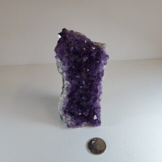 Améthyste brute - base coupée