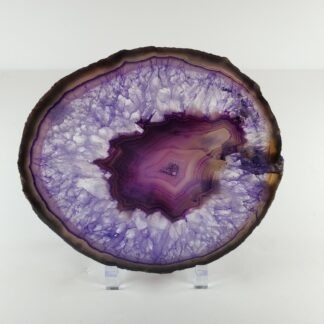 Tranche d'agate teinte #5