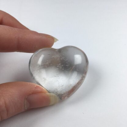 Cœur 30mm - Quartz clair