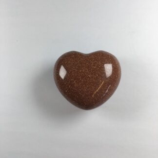 Cœur 45mm Goldstone dorée