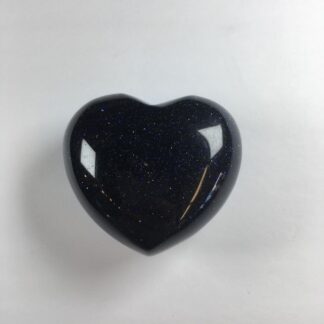 Cœur 45mm Goldstone bleue