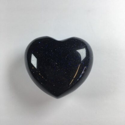 Cœur 45mm Goldstone bleue