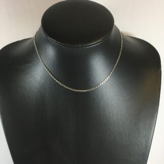 chaine argent 14"