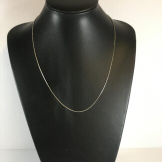 chaine argent serpentine 22"