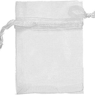 pochette organza - blanc