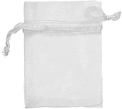 pochette organza - blanc