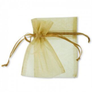 pochette organza -dorée
