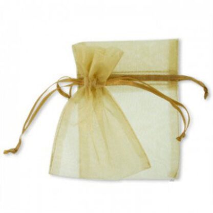 pochette organza -dorée