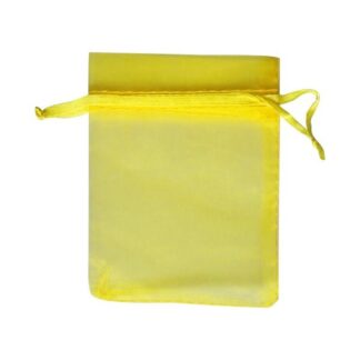 pochette organza - jaune