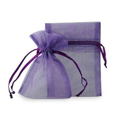 pochette organza - violet