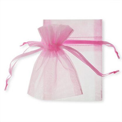pochette organza - rose