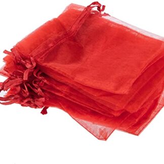 pochette organza - rouge