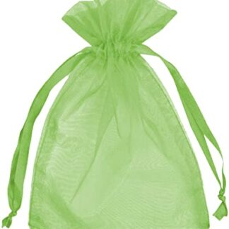pochette organza - vert menthe