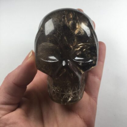 Quartz fumé - crâne de cristal