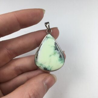 Pendentif chrysoprase citron