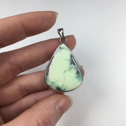 Pendentif chrysoprase citron