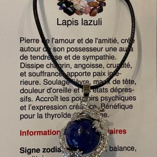 Collier dragon - lapis lazuli