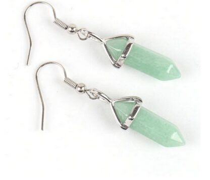 boucles d'oreilles aventurine
