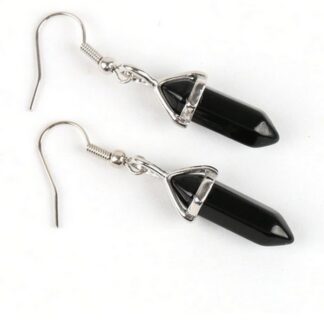 boucles d'oreilles onyx