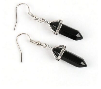 boucles d'oreilles onyx