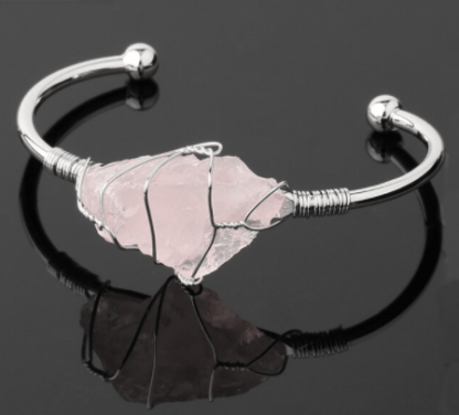 Bracelet quartz rose