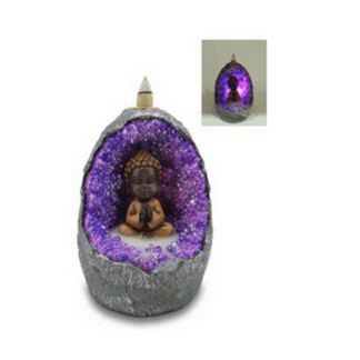 bruleur d'encens à refoulement - bébé bouddha