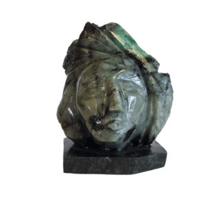 Émeraude - Sculpture indienne