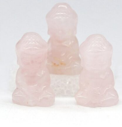 bouddha - quartz rose