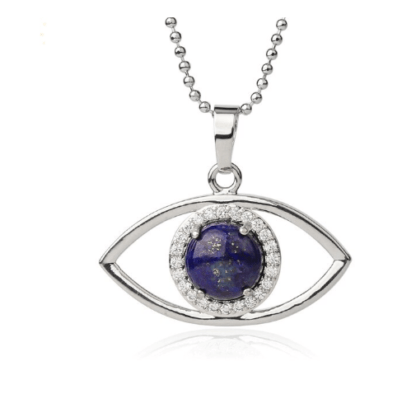 Collier œil de protection - lapis lazuli