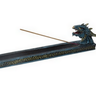 Encensoir tête dragon - bleu