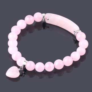 bracelet quartz rose