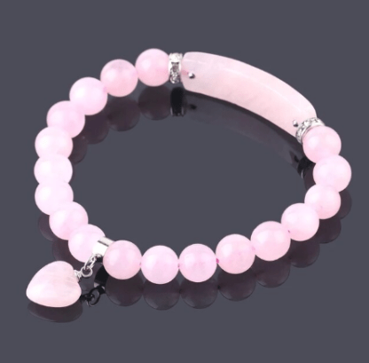 bracelet quartz rose