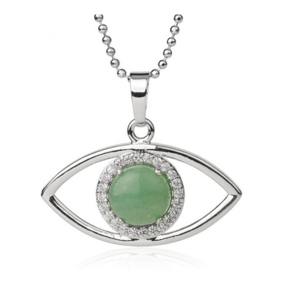 Collier œil de protection - aventurine