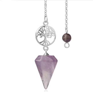 pendule arbre de vie - améthyste